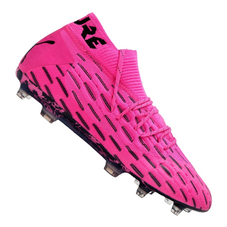 Scarpe da calcio Puma Future 6.1 Netfit Fg / Ag M 106179-03 rosa, nero rosa