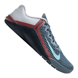 Scarpa da allenamento Nike Metcon 6 M CK9388-040 bianca nero rosso grigio verde