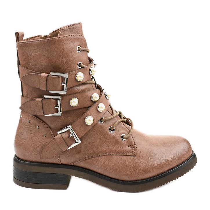 Stivali stringati marroni di Sarerris marrone