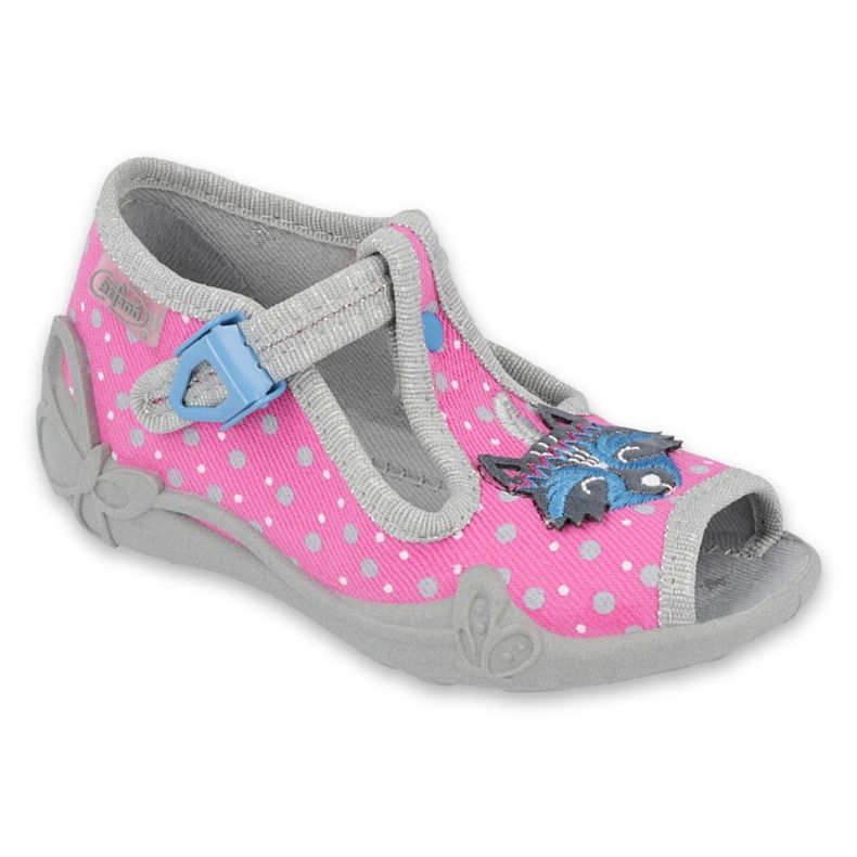 Scarpe per bambini Befado 213P124 rosa grigio