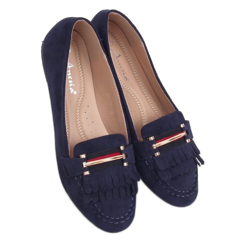Mocassini donna blu navy 88-381 Navy