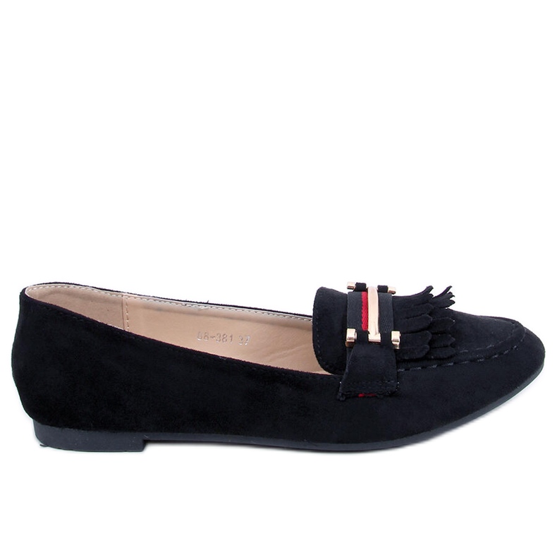 Mocassini da donna neri 88-381 Black nero