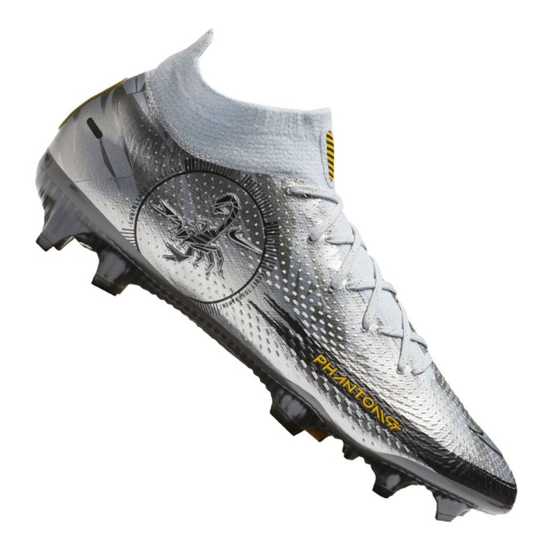 Nike Phantom Gt Elite Df Se Fg M CZ3844-001 scarpe da calcio multicolore d'argento