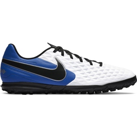 Scarpe da calcio Nike Tiempo Legend 8 Club Tf AT6109 104 bianco, blu, nero bianco