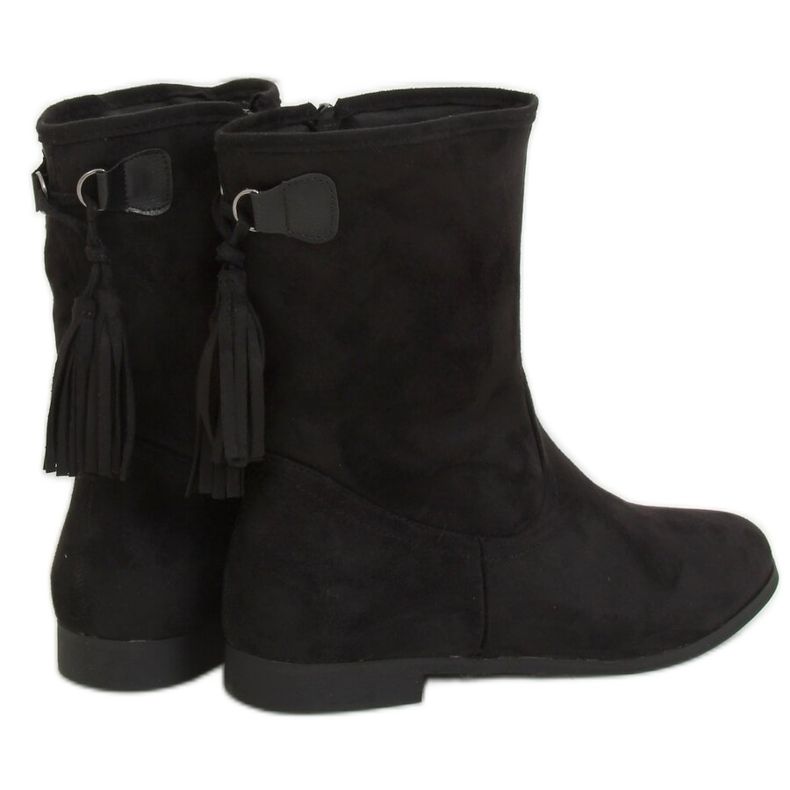 Stivali neri da donna J19-97 Black Ii Quality nero