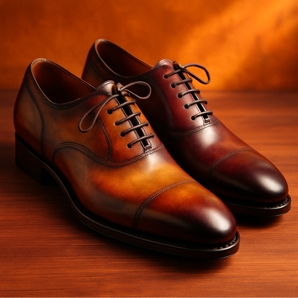 Patinare le scarpe: l'arte del colore unico