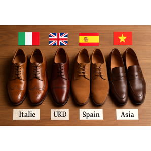 Scarpe da uomo - differenze tra paesi di produzione (Italia, UK, Spagna, Asia)