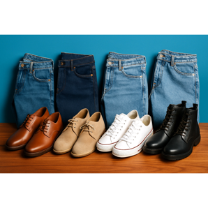 Scarpe da uomo con jeans: come scegliere le scarpe per diversi tagli di denim