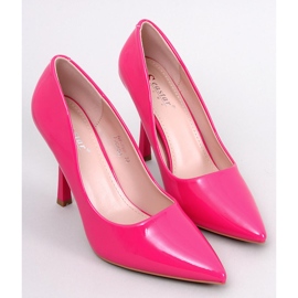 Tacchi alti da donna laccati Anika Fucsia rosa 1