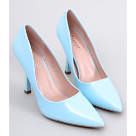 Tacchi alti da donna Anika laccati Blu 1