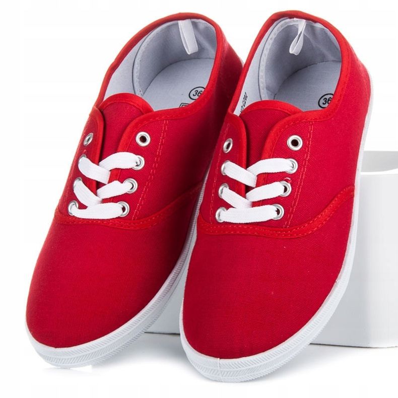 Sneakers allacciate New Age rosso 1