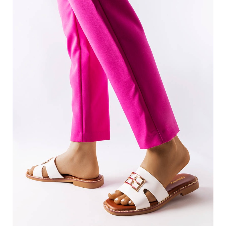 Sabrine infradito bianche bianco 2