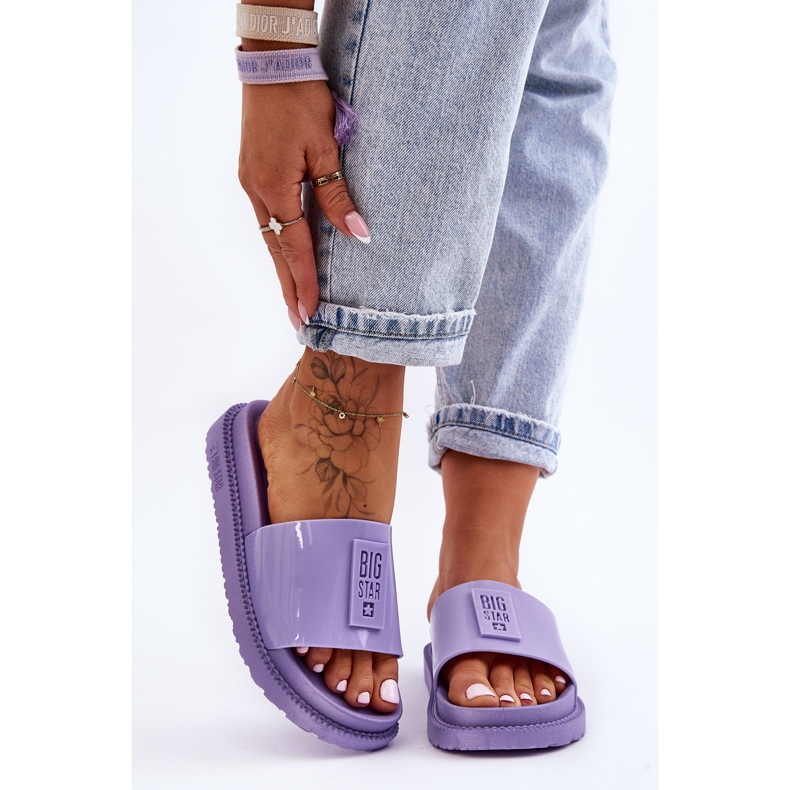 Ciabatte da donna Big Star JJ274A304 Viola 1