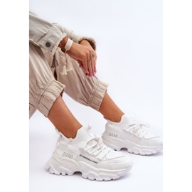 PS1 Sneakers Slip-on Calzino Donna Bianche Keaton bianca 1