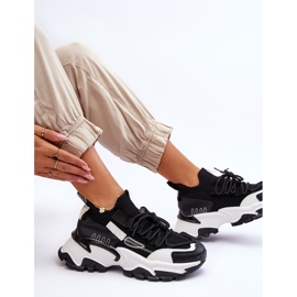 PS1 Sneakers a calzino da donna nere Keaton nero 2