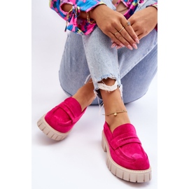 Scarpe Slip-on in camoscio da donna Fucsia Fiorell rosa 1