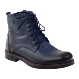 Stivali con cerniera Nikopol 660 blu navy 1