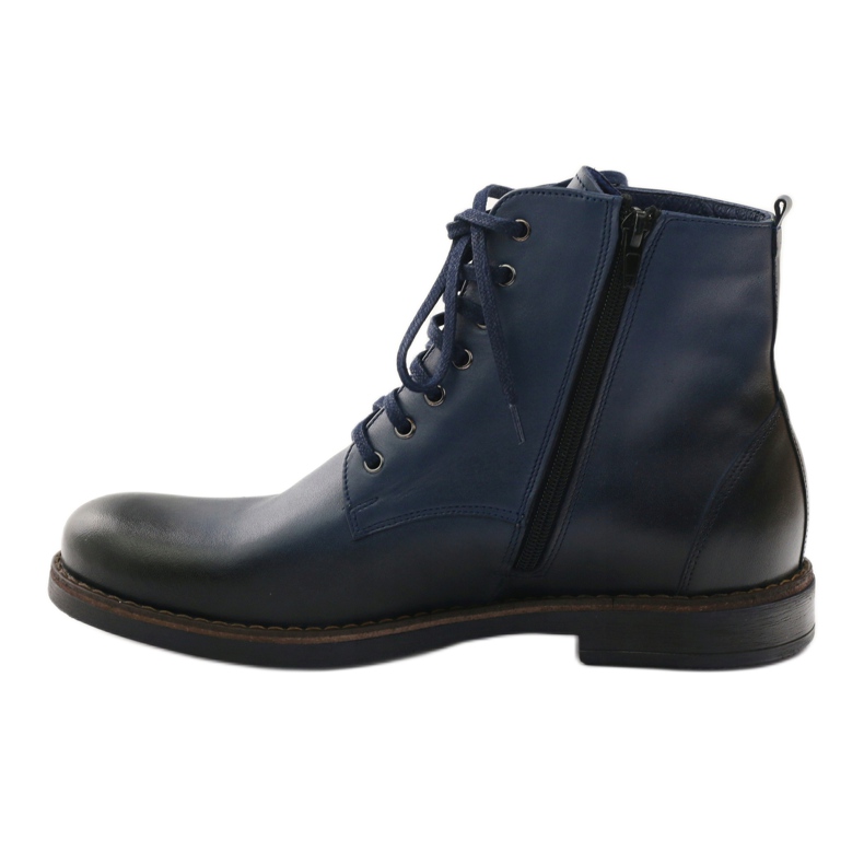 Stivali con cerniera Nikopol 660 blu navy 2