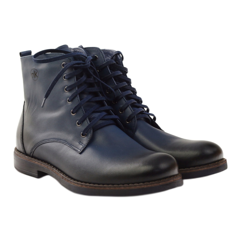 Stivali con cerniera Nikopol 660 blu navy 4