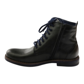 Stivali neri con cerniera Nikopol 660 black nero blu navy 2