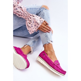 PS1 Mocassini Donna Con Plateau Fucsia Mirren rosa 1