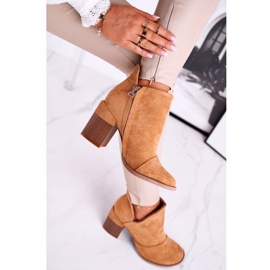 Bella Paris Stivali Con Tacco Donna Taglio Cammello Meliori marrone 2