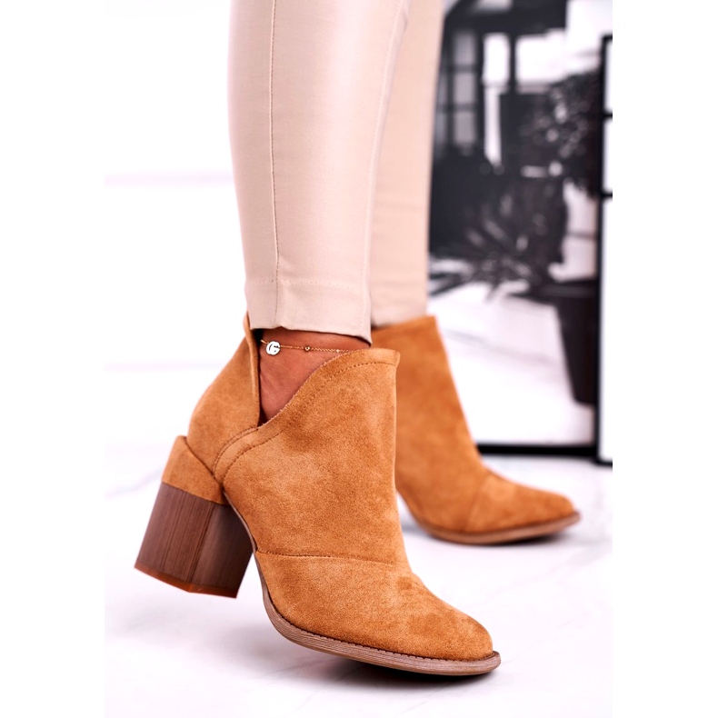Bella Paris Stivali Con Tacco Donna Taglio Cammello Meliori marrone 1