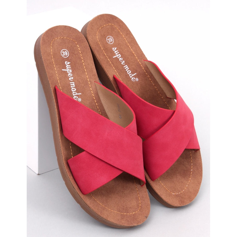 Pantofole da donna Ryan Fushia rosa 1