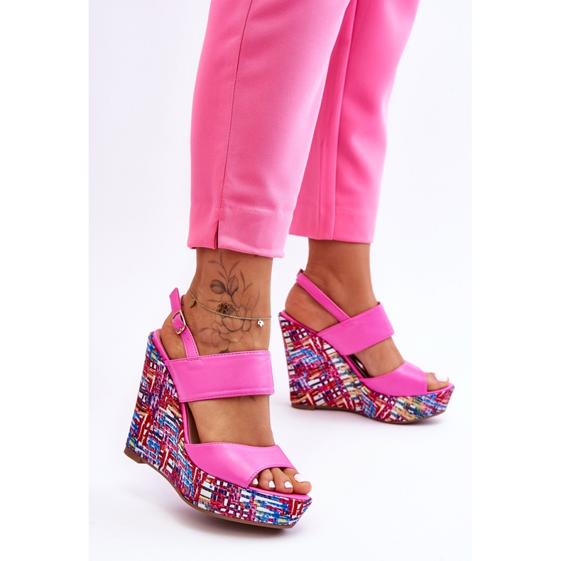 Sandali con zeppa da donna Rosa Calderia 1