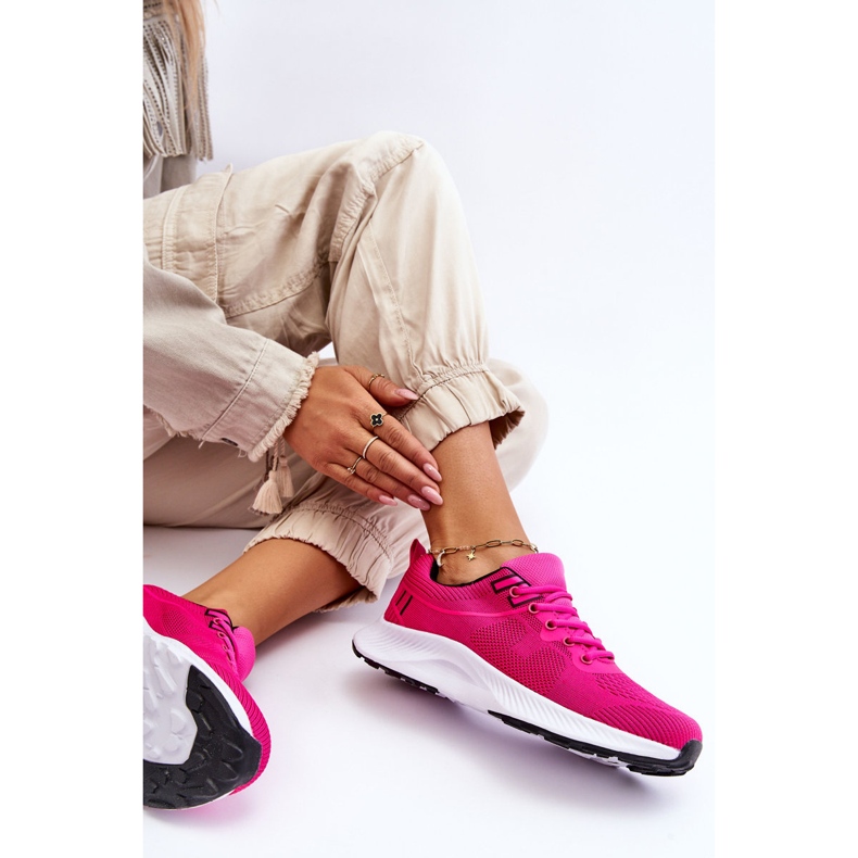WR1 Scarpe stringate sportive da donna classiche fucsia Darla rosa 1