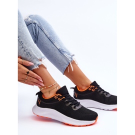 WR1 Scarpe Sportive da Donna Classiche Allacciate Nero-Arancione Darla 1