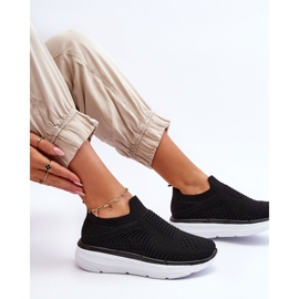 WR1 Scarpe Sportive Slip-on Donna Nere Ferive nero 1