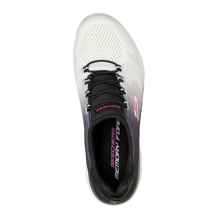Scarpe Skechers Summer Bright Charmer W 149536 Bkw bianca 1