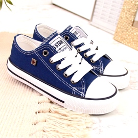 Sneakers per bambini Big Star Navy Blue FF374202 3
