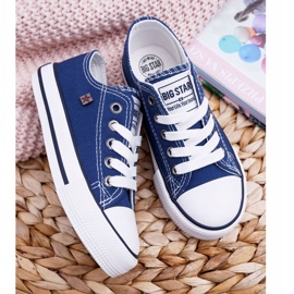 Sneakers per bambini Big Star Navy Blue FF374202 1
