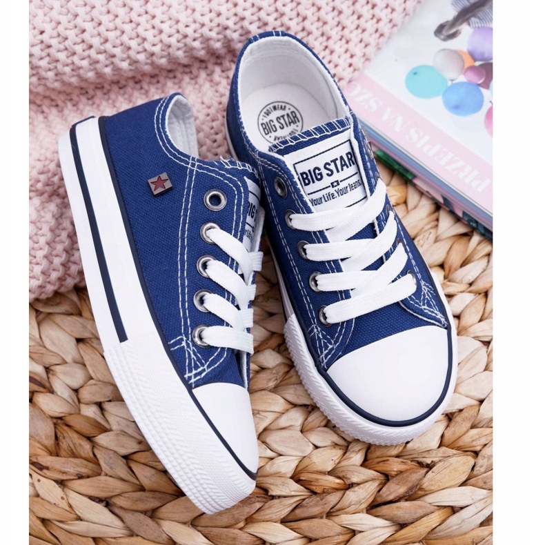 Sneakers per bambini Big Star Navy Blue FF374202 1