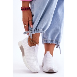 PM1 Classiche scarpe sportive senza lacci Frankie bianco 2