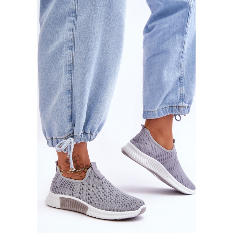 PM1 Sneakers Classiche Slip-on Grigio Frankie 1