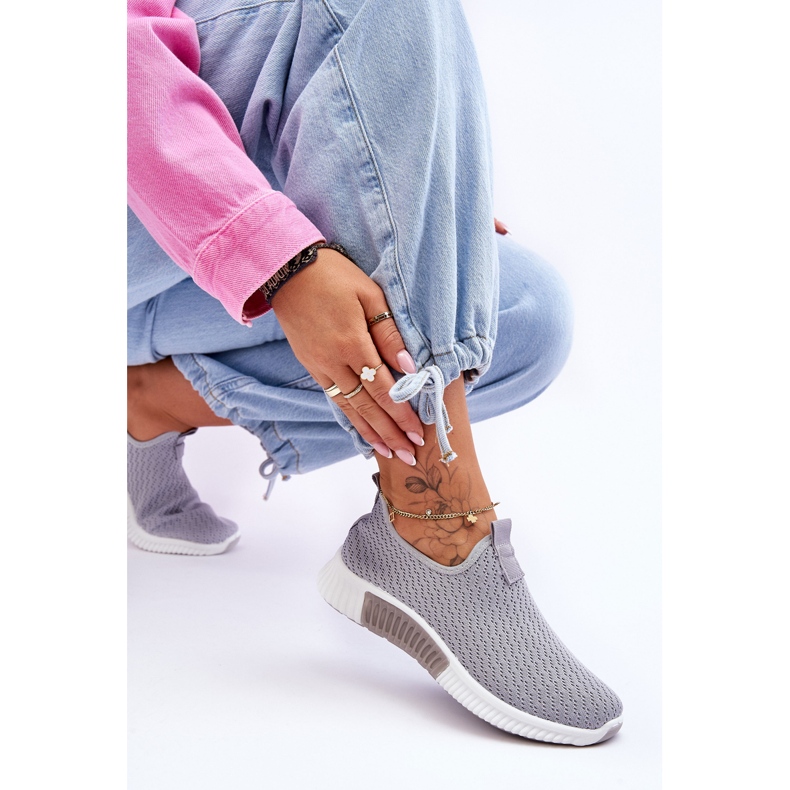 PM1 Sneakers Classiche Slip-on Grigio Frankie 2