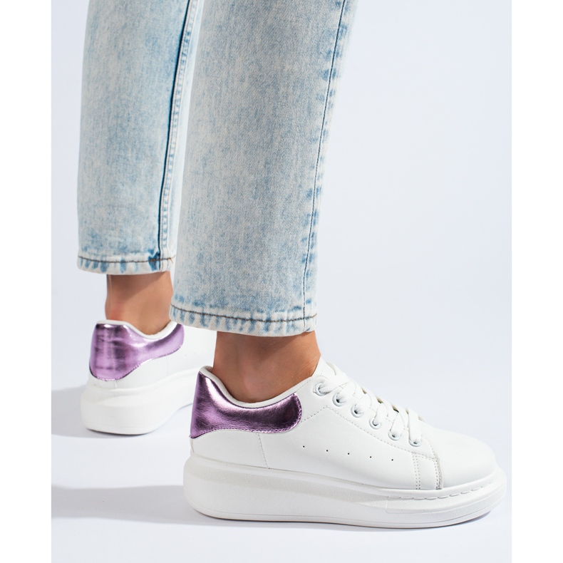 Scarpe sportive da donna bianche Shelovet bianco 1