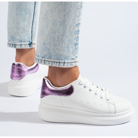 Scarpe sportive da donna bianche Shelovet bianca 2