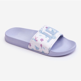 Pantofole classiche da donna Jomix blu 1