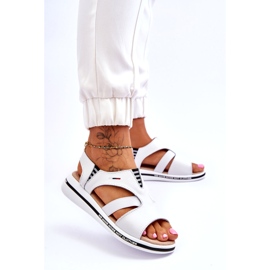 Evento Sandali Slip-on in Pelle Bianco Regio bianca 3