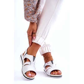 Evento Sandali Slip-on in Pelle Bianco Regio 2
