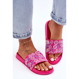 Pantofole Donna Con Emoticon Cosette Fucsia rosa 2