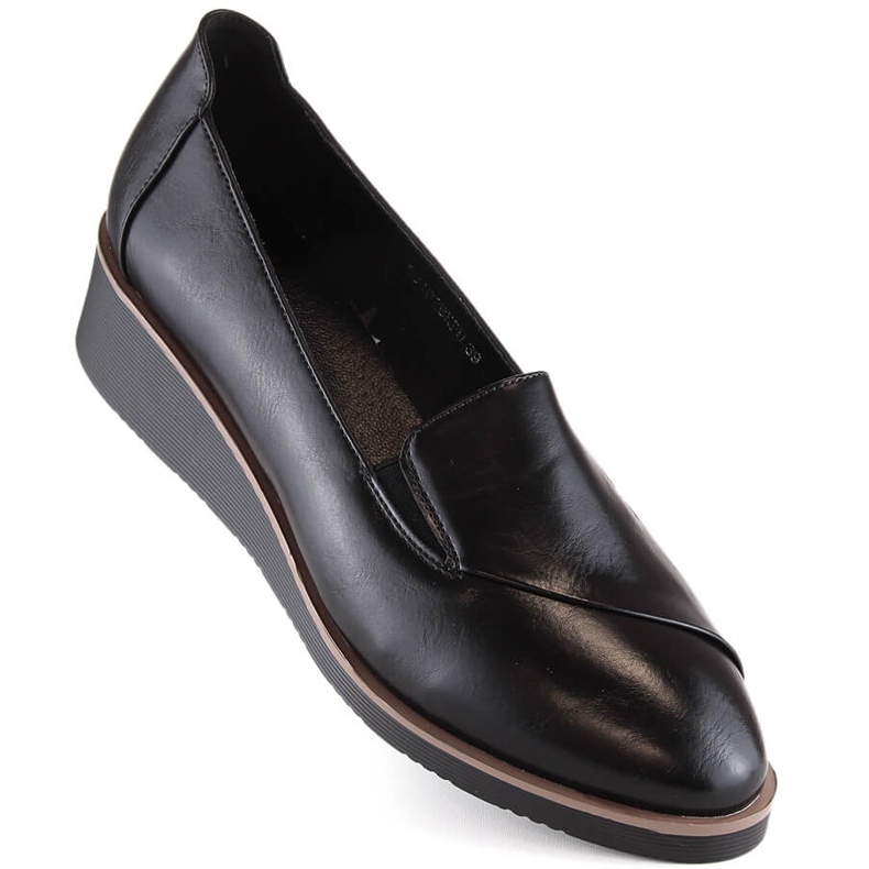 Scarpe con zeppa nere da donna Vinceza 58182 nero 1