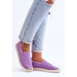 Espadrillas classiche da donna Violet Flaure viola 1