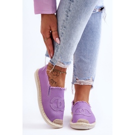 Espadrillas classiche da donna Violet Flaure viola 2