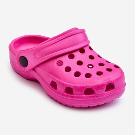 Ciabatte Crocs per bambini in schiuma rosa Percy 1