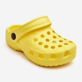 Ciabatte Crocs in schiuma per bambini Giallo Percy 1